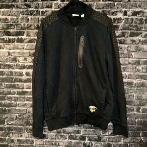 Puma Men’s Black Track Jacket, Size Small!